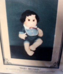 1982 SOFT SCULPTED ''BABY MICHAEL'' 18'' JOINTED DOLL PATTERN